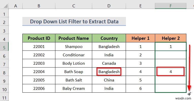 Excel में फ़िल्टर के साथ ड्रॉप डाउन सूची कैसे बनाएं (7 तरीके)