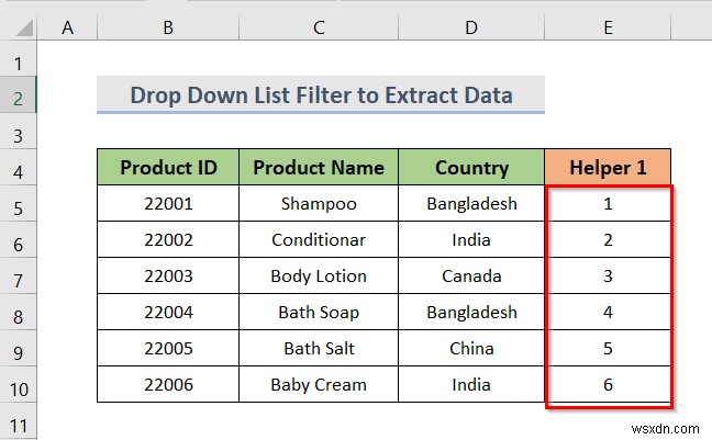 Excel में फ़िल्टर के साथ ड्रॉप डाउन सूची कैसे बनाएं (7 तरीके)