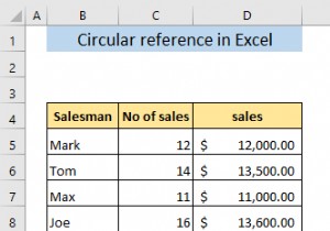 Excel में सर्कुलर संदर्भ क्या है?