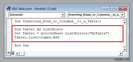 VBA के साथ एक्सेल टेबल का उपयोग कैसे करें (9 संभावित तरीके)