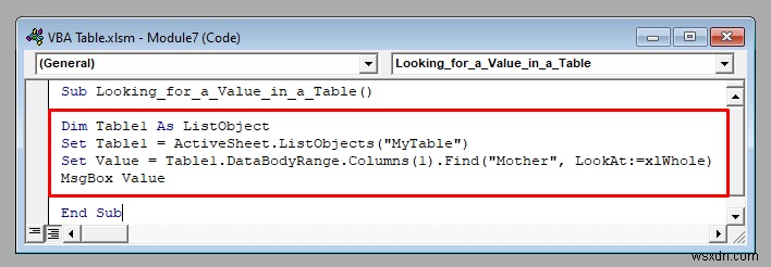 VBA के साथ एक्सेल टेबल का उपयोग कैसे करें (9 संभावित तरीके)