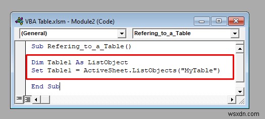 VBA के साथ एक्सेल टेबल का उपयोग कैसे करें (9 संभावित तरीके)