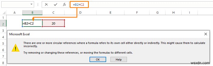 Excel में सर्कुलर संदर्भ की अनुमति कैसे दें (2 उपयुक्त उपयोगों के साथ)