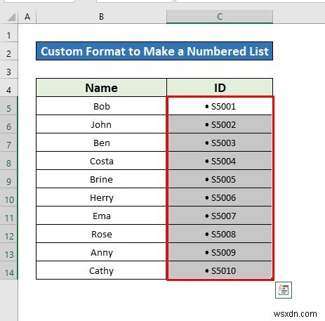 Excel में क्रमांकित सूची कैसे बनाएं (8 तरीके)