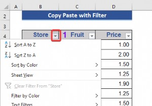 Excel में फ़िल्टर लागू होने पर कॉपी और पेस्ट कैसे करें