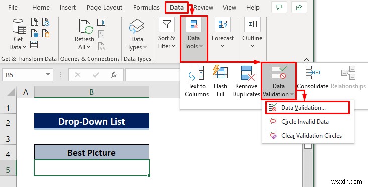 Excel में एक सेल के भीतर सूची कैसे बनाएं (3 त्वरित तरीके)