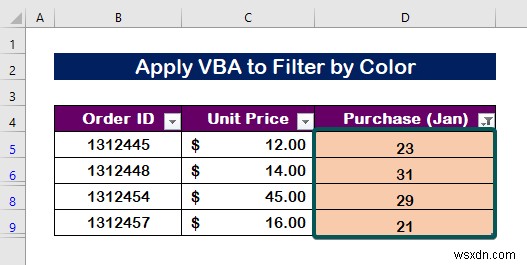 Excel में रंग के आधार पर कैसे फ़िल्टर करें (2 उदाहरण)