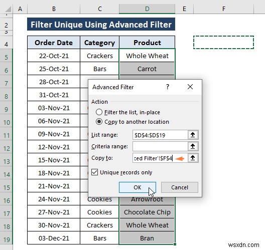 Excel में अद्वितीय मानों को कैसे फ़िल्टर करें (8 आसान तरीके)