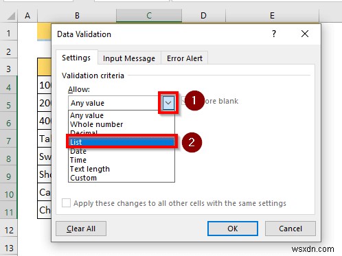 Excel OFFSET का उपयोग करके डायनामिक ड्रॉप डाउन सूची कैसे बनाएं (3 तरीके)