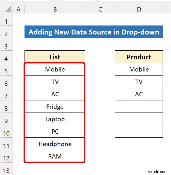 डेटा सत्यापन के लिए एक्सेल ड्रॉप डाउन सूची कैसे बनाएं (8 तरीके)
