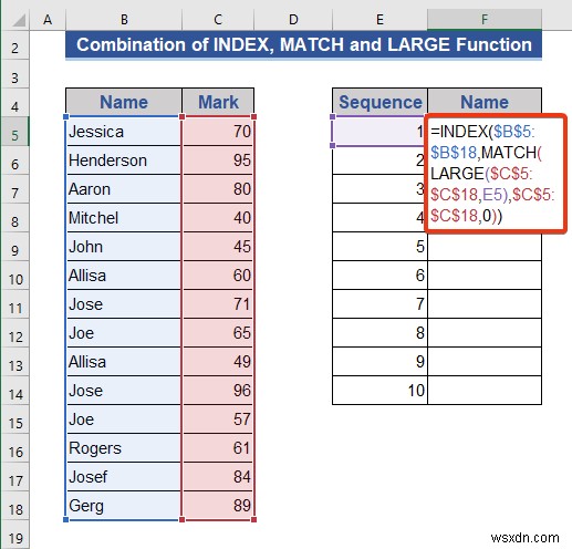 Excel में एक डायनामिक टॉप 10 लिस्ट कैसे बनाएं (8 तरीके)