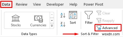 Excel में ब्लैंक सेल्स को बहिष्कृत करने के लिए उन्नत फ़िल्टर का उपयोग कैसे करें (3 आसान ट्रिक्स)