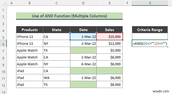 Excel में ब्लैंक सेल्स को बहिष्कृत करने के लिए उन्नत फ़िल्टर का उपयोग कैसे करें (3 आसान ट्रिक्स)