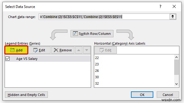 Excel में अलग-अलग X अक्ष के साथ ग्राफ़ को कैसे संयोजित करें