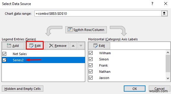 Excel में दो ग्राफ़ को कैसे संयोजित करें (2 तरीके)