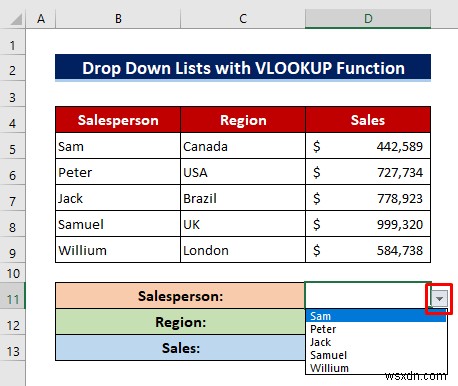 Excel डेटा सत्यापन में कस्टम VLOOKUP फॉर्मूला का उपयोग कैसे करें