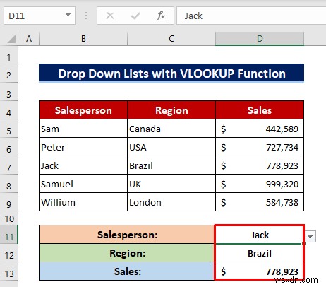 Excel डेटा सत्यापन में कस्टम VLOOKUP फॉर्मूला का उपयोग कैसे करें