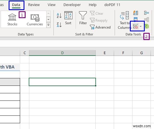 VBA एक्सेल में ड्रॉप डाउन लिस्ट से वैल्यू सिलेक्ट करने के लिए (2 तरीके)