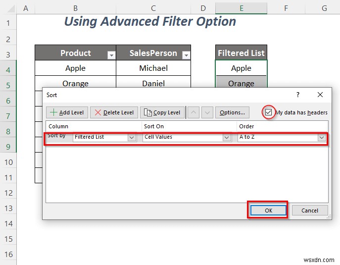 Excel में फ़िल्टर ड्रॉप-डाउन सूची की प्रतिलिपि कैसे करें (5 तरीके)