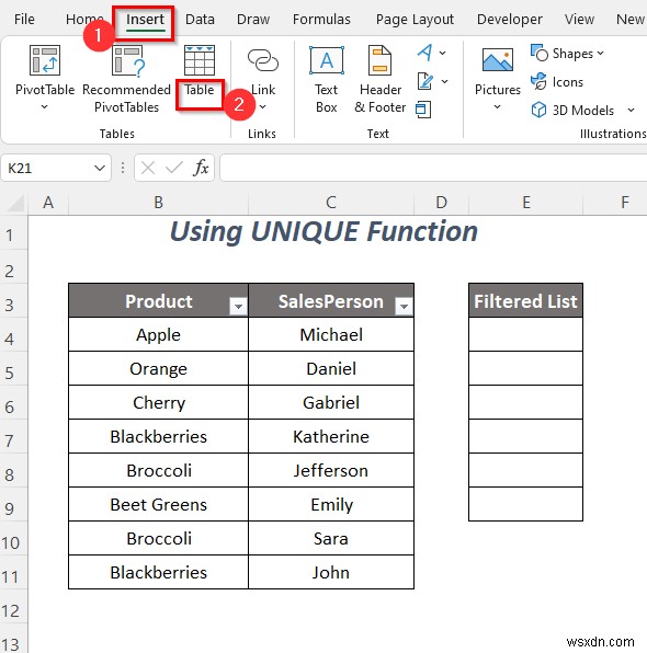 Excel में फ़िल्टर ड्रॉप-डाउन सूची की प्रतिलिपि कैसे करें (5 तरीके)