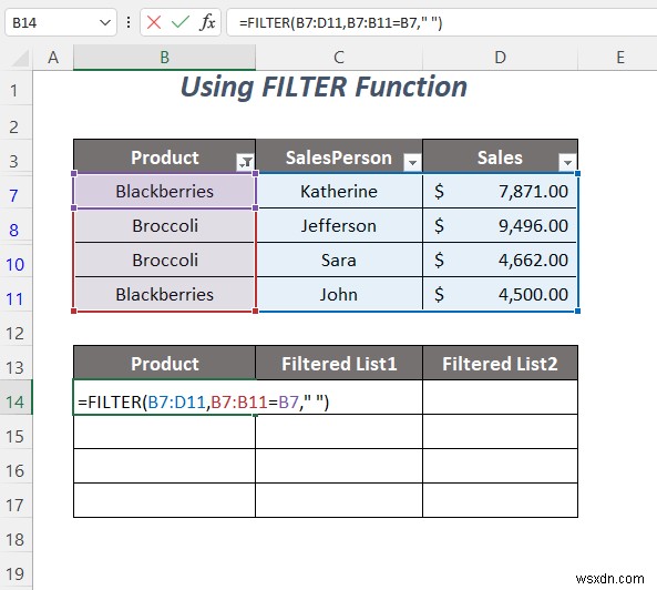 Excel में फ़िल्टर ड्रॉप-डाउन सूची की प्रतिलिपि कैसे करें (5 तरीके)