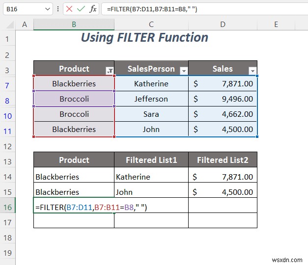 Excel में फ़िल्टर ड्रॉप-डाउन सूची की प्रतिलिपि कैसे करें (5 तरीके)