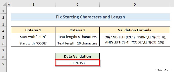 Excel में एक सेल में एकाधिक डेटा सत्यापन कैसे लागू करें (3 उदाहरण)