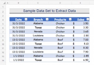 एक्सेल में ड्रॉप डाउन सूची चयन के आधार पर डेटा कैसे निकालें