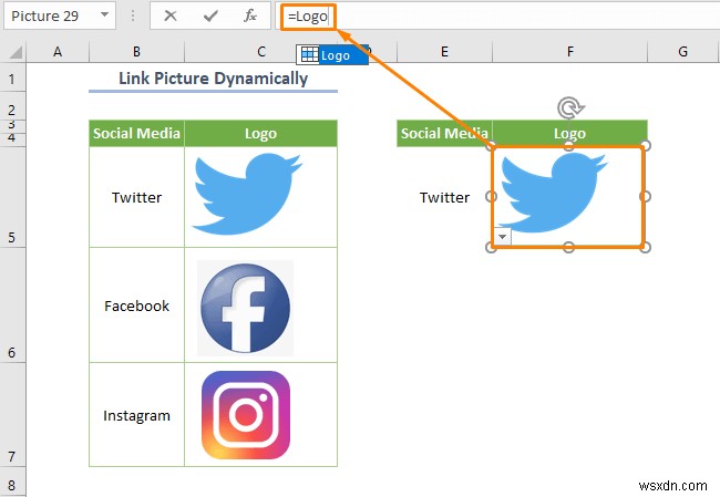 Excel में सेल वैल्यू से पिक्चर को कैसे लिंक करें (4 क्विक मेथड्स)