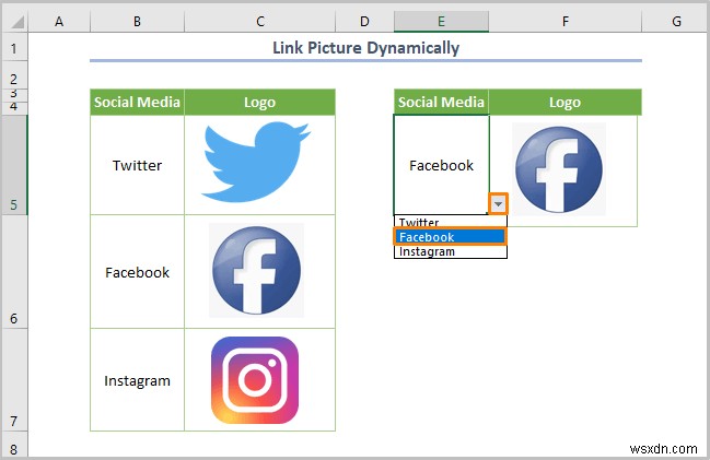 Excel में सेल वैल्यू से पिक्चर को कैसे लिंक करें (4 क्विक मेथड्स)