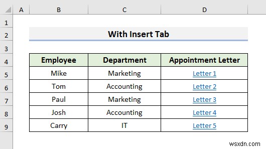 Excel में एकाधिक PDF फ़ाइलों को हाइपरलिंक कैसे करें (3 तरीके)