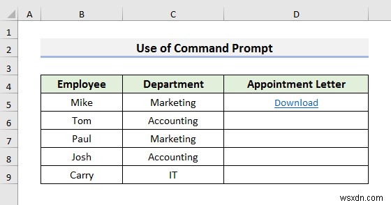 Excel में एकाधिक PDF फ़ाइलों को हाइपरलिंक कैसे करें (3 तरीके)