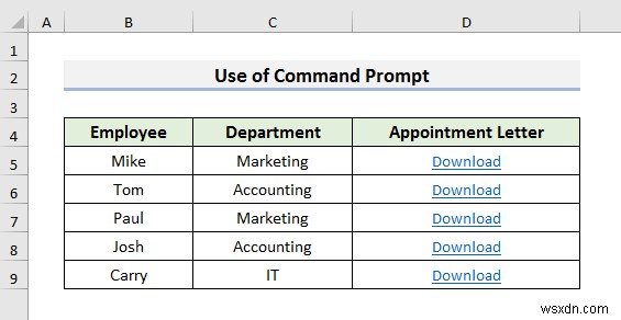 Excel में एकाधिक PDF फ़ाइलों को हाइपरलिंक कैसे करें (3 तरीके)