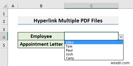 Excel में एकाधिक PDF फ़ाइलों को हाइपरलिंक कैसे करें (3 तरीके)