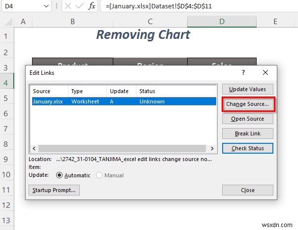 [Fix]:एक्सेल एडिट लिंक चेंज सोर्स नॉट वर्किंग