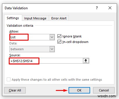 Excel Data Validation Drop Down List with Filter (2 उदाहरण)