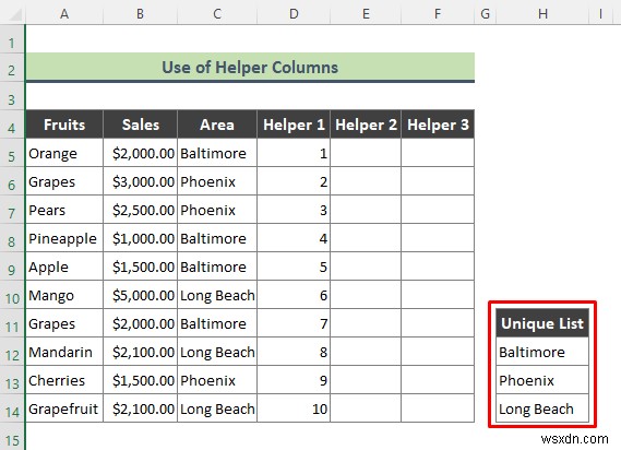 Excel Data Validation Drop Down List with Filter (2 उदाहरण)