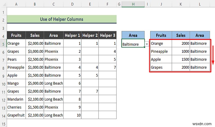 Excel Data Validation Drop Down List with Filter (2 उदाहरण)