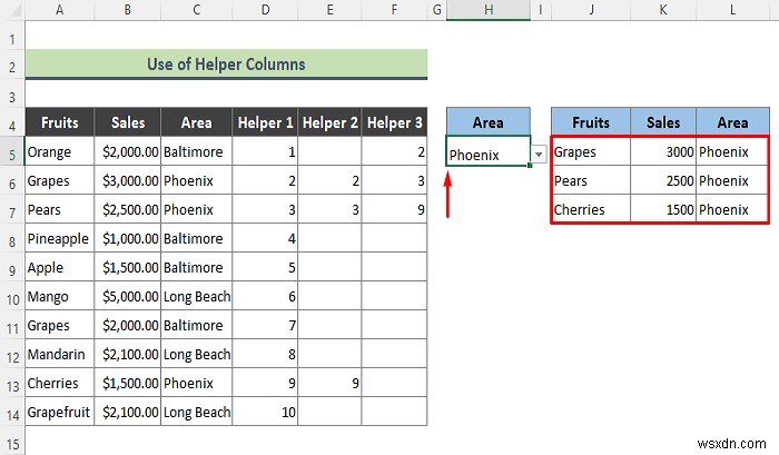 Excel Data Validation Drop Down List with Filter (2 उदाहरण)