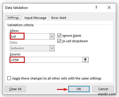 Excel Data Validation Drop Down List with Filter (2 उदाहरण)