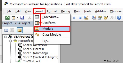 VBA ऑटोफिल्टर:सबसे छोटे से सबसे बड़े को क्रमबद्ध करें (3 तरीके)