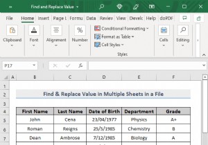 एकाधिक एक्सेल फाइलों में मान कैसे खोजें और बदलें (3 तरीके)