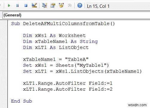 Excel VBA:अगर मौजूद है तो AutoFilter निकालें (7 उदाहरण)