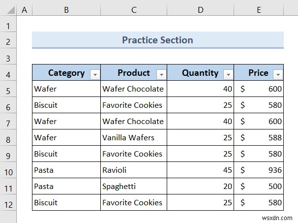 Excel VBA:अगर मौजूद है तो AutoFilter निकालें (7 उदाहरण)