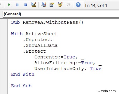 Excel VBA:अगर मौजूद है तो AutoFilter निकालें (7 उदाहरण)