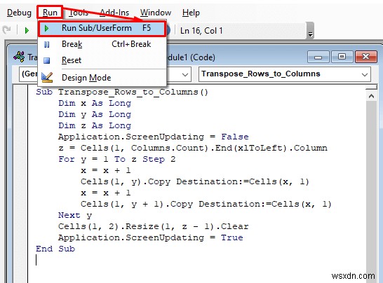 Excel में प्रत्येक n पंक्तियों को कॉलम में कैसे स्थानांतरित करें (2 आसान तरीके)