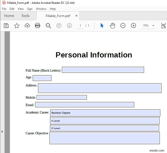 भरणीय PDF से एक्सेल में डेटा कैसे निर्यात करें (त्वरित चरणों के साथ)