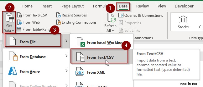 Excel में एकाधिक सीमांकक वाली टेक्स्ट फ़ाइल कैसे आयात करें (3 तरीके)