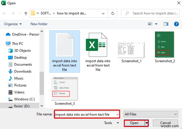 टेक्स्ट फ़ाइल से एक्सेल में डेटा कैसे आयात करें (3 तरीके)