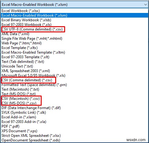 एक्सेल को कॉमा सीमांकित CSV फ़ाइल में बदलें (2 आसान तरीके)